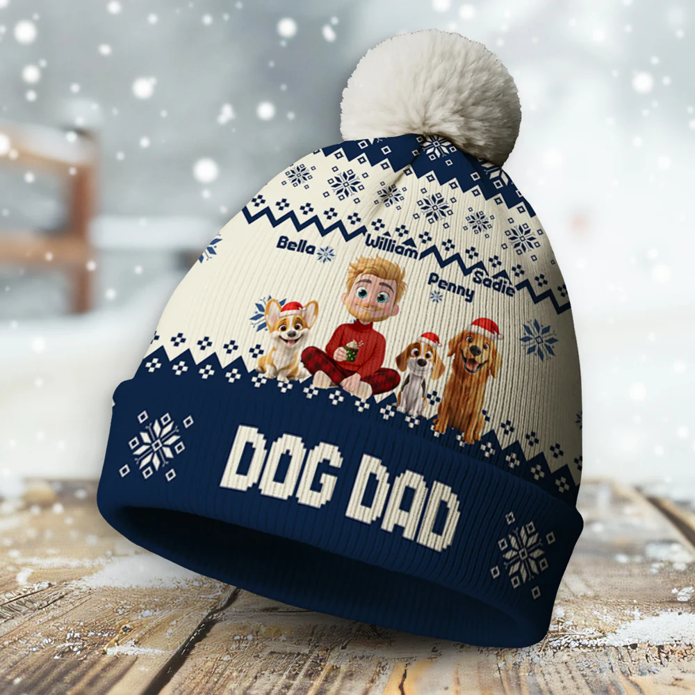 You Are Ahead All - Personalized Custom Bobble Beanie Hat - Image 2