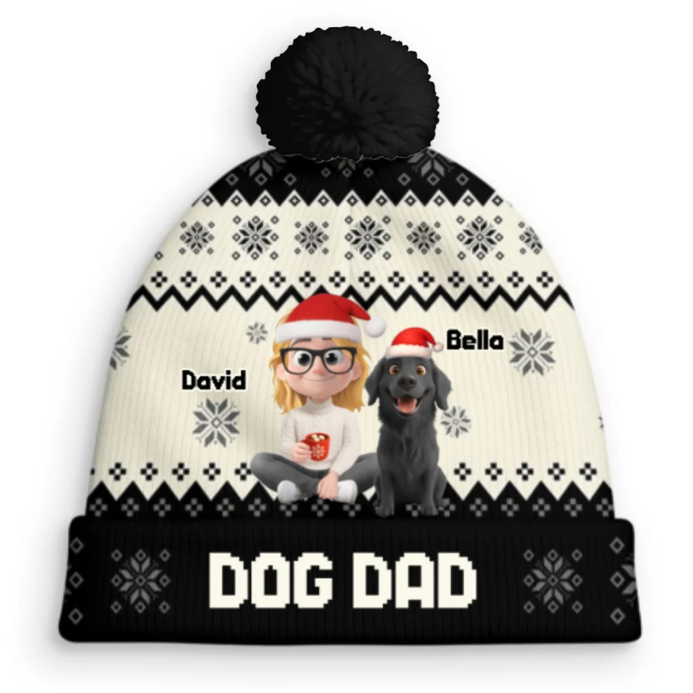 You Are Ahead All - Personalized Custom Bobble Beanie Hat - Image 7