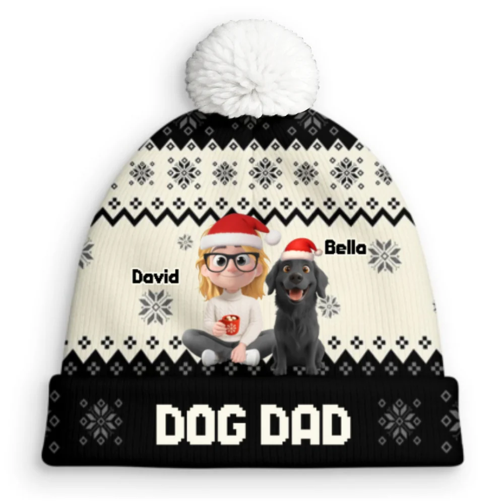 You Are Ahead All - Personalized Custom Bobble Beanie Hat - Image 8