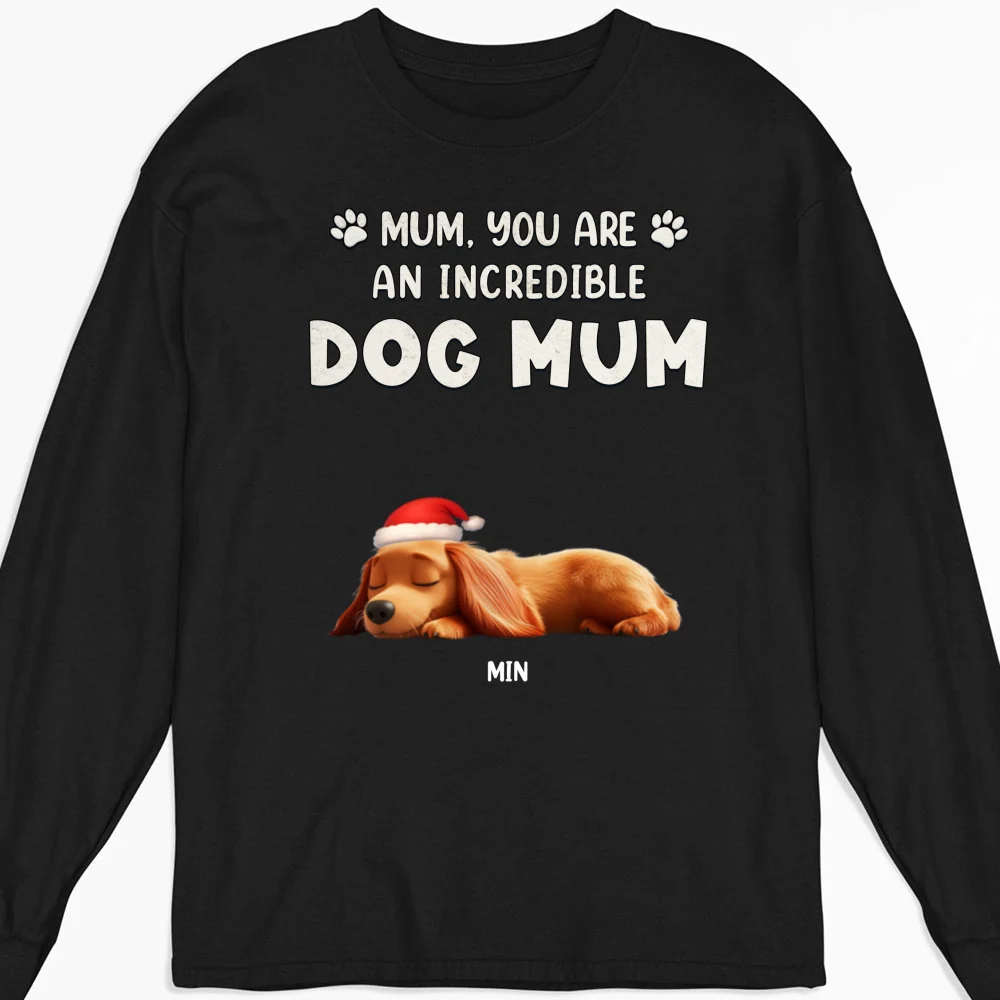 You Are Pawfect Christmas - Personalized Custom Long Sleeve T-Shirt - Image 5