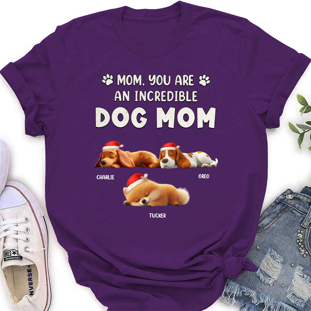 You Are Pawfect Christmas - Personalized Custom Women's T-Shirt - Image 4