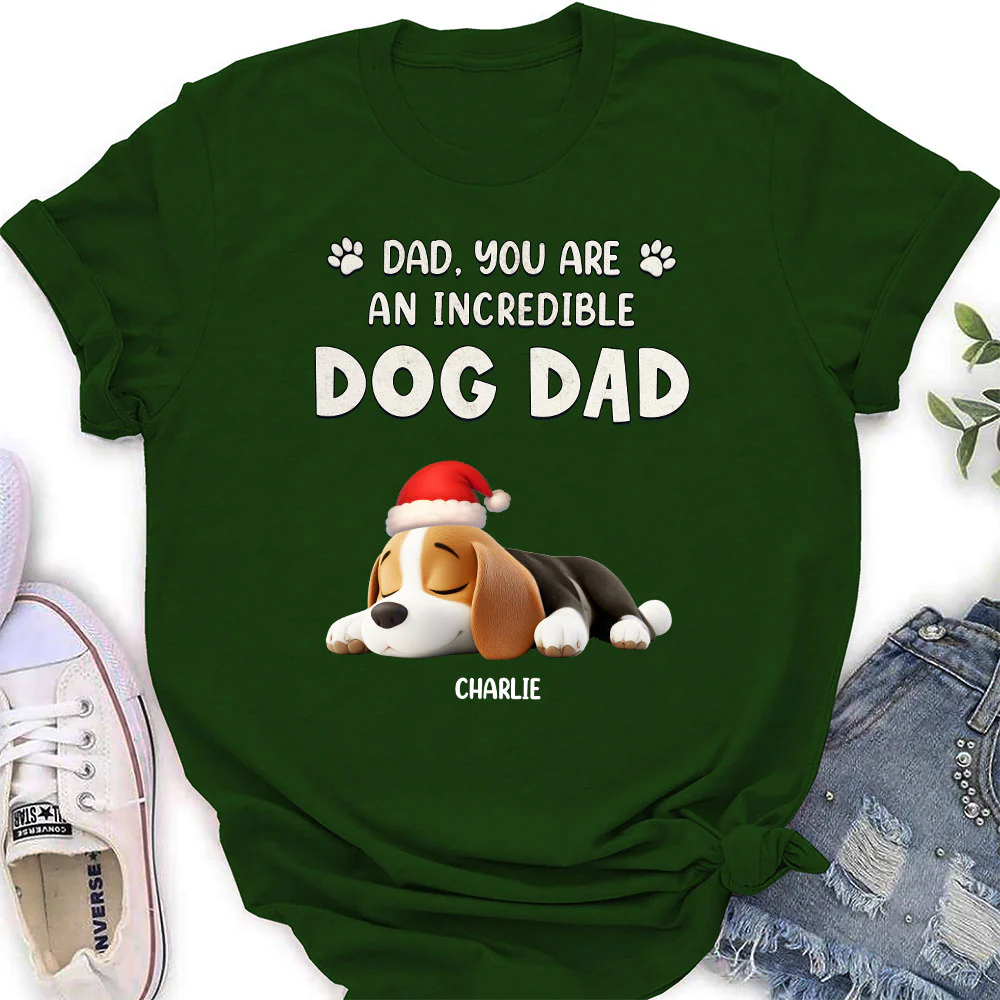 You Are Pawfect Christmas - Personalized Custom Women's T-Shirt - Image 6