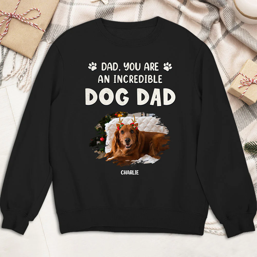 You Are Pawfect Christmas Photo - Personalized Custom Sweatshirt - Image 2