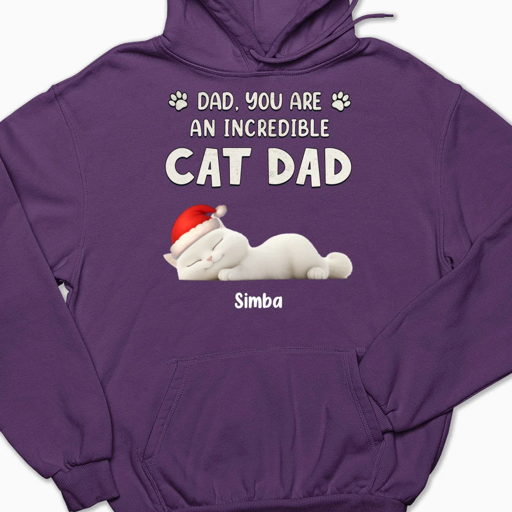 You Are Pawfect Christmas Ver Cat - Personalized Custom Hoodie - Image 9