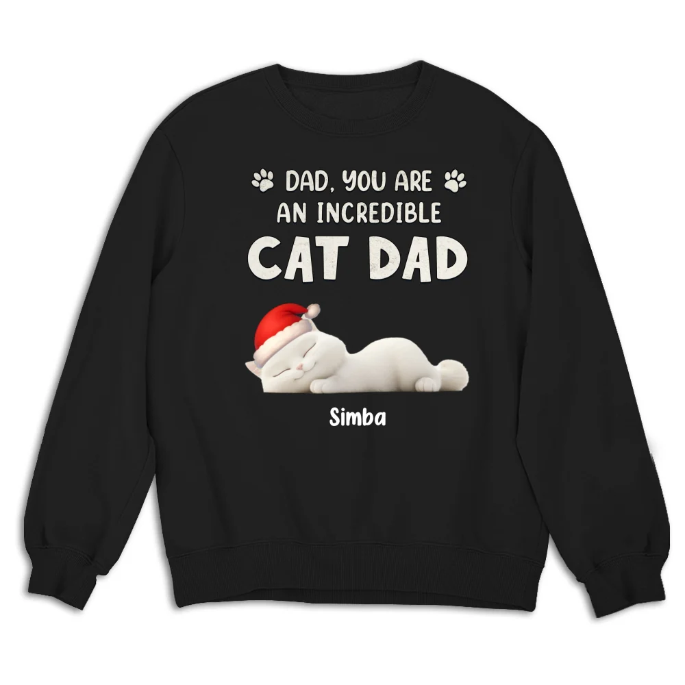 You Are Pawfect Christmas Ver Cat - Personalized Custom Sweatshirt - Image 5