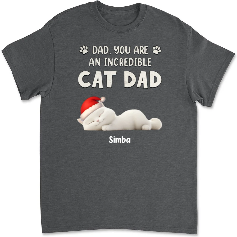 You Are Pawfect Christmas Ver Cat - Personalized Custom Unisex T-Shirt - Image 10