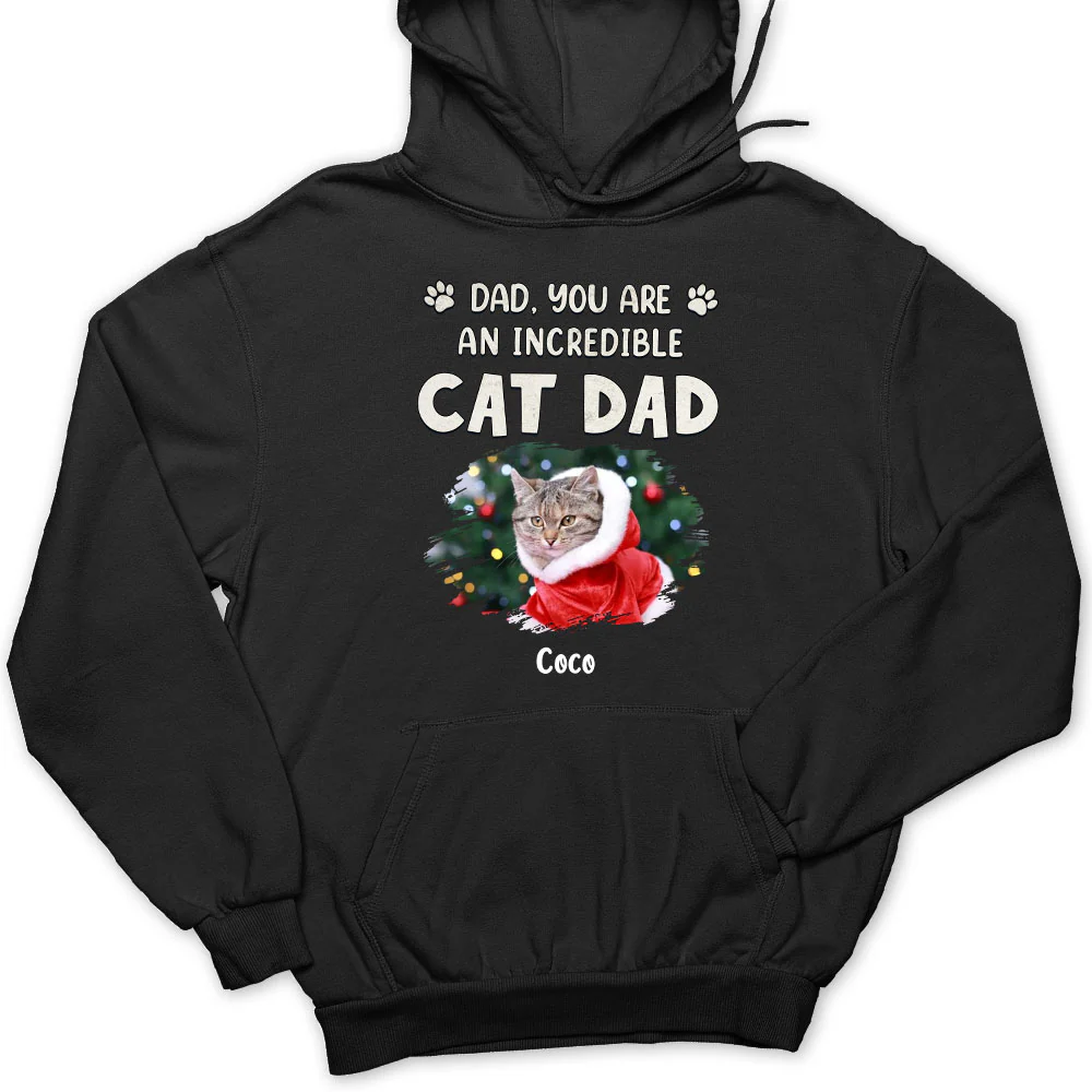You Are Pawfect Christmas Ver Cat Photo - Personalized Custom Hoodie