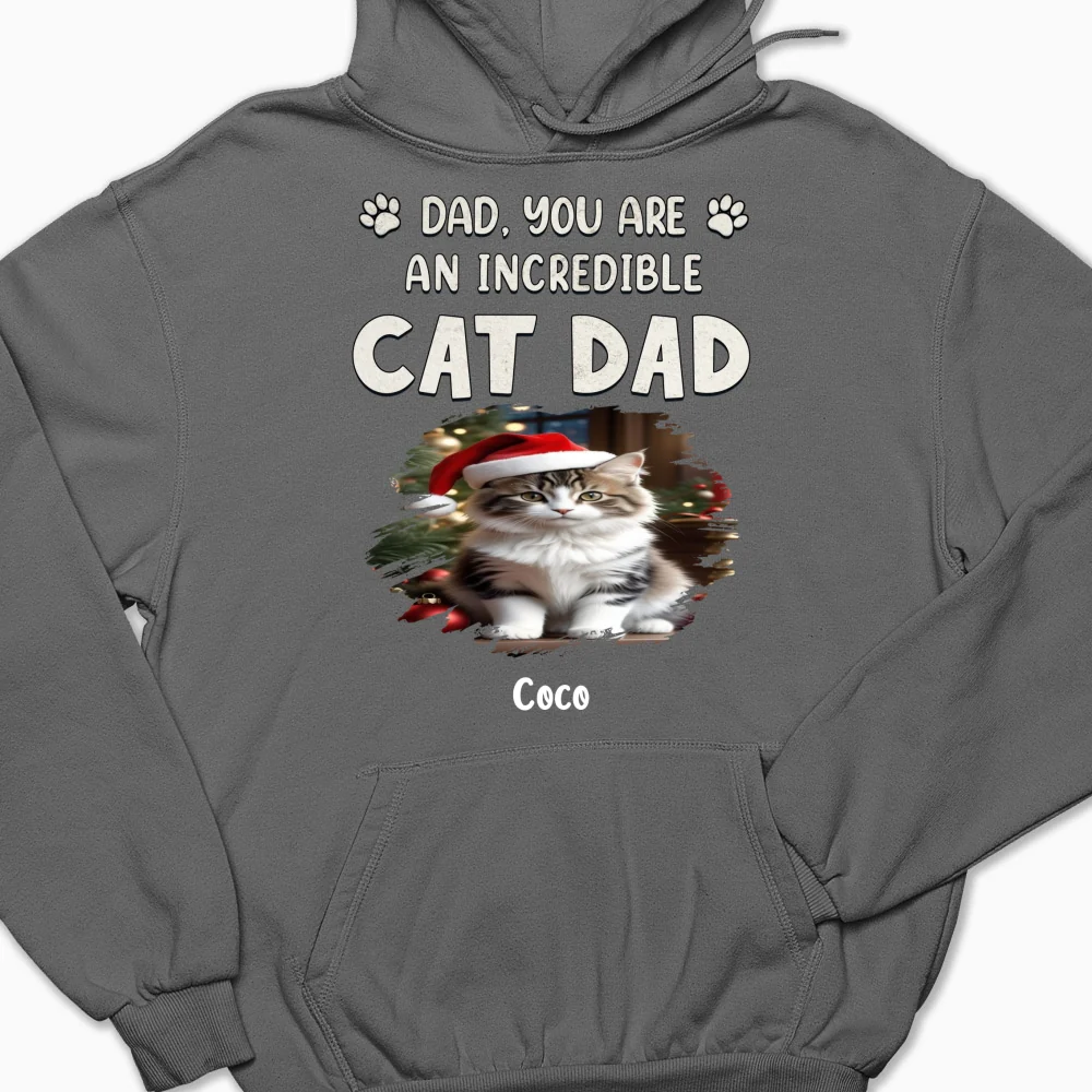 You Are Pawfect Christmas Ver Cat Photo - Personalized Custom Hoodie - Image 8