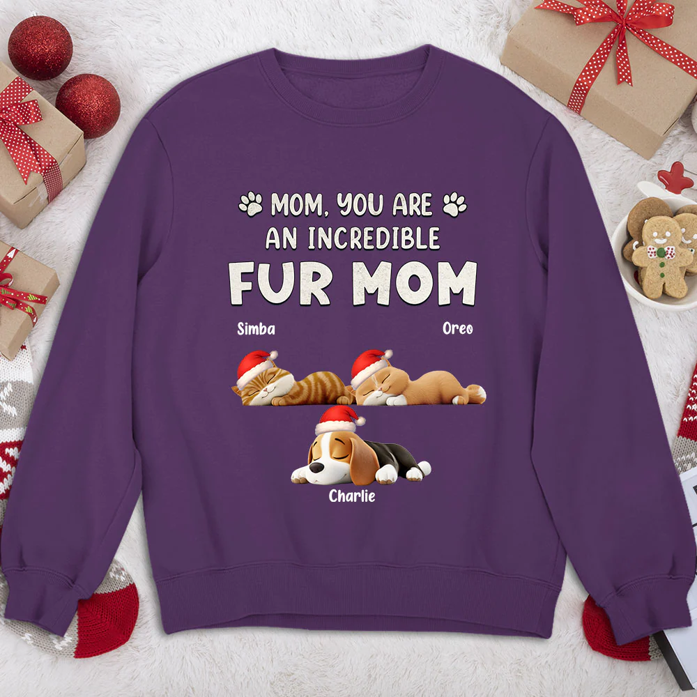 You Are Pawfect Christmas Ver Pet - Personalized Custom Sweatshirt - Image 3