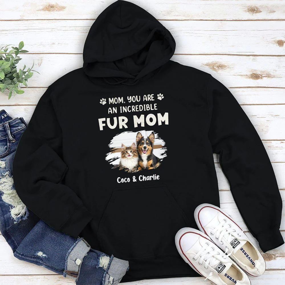 You Are Pawfect Christmas Ver Pet Photo - Personalized Custom Hoodie - Image 2