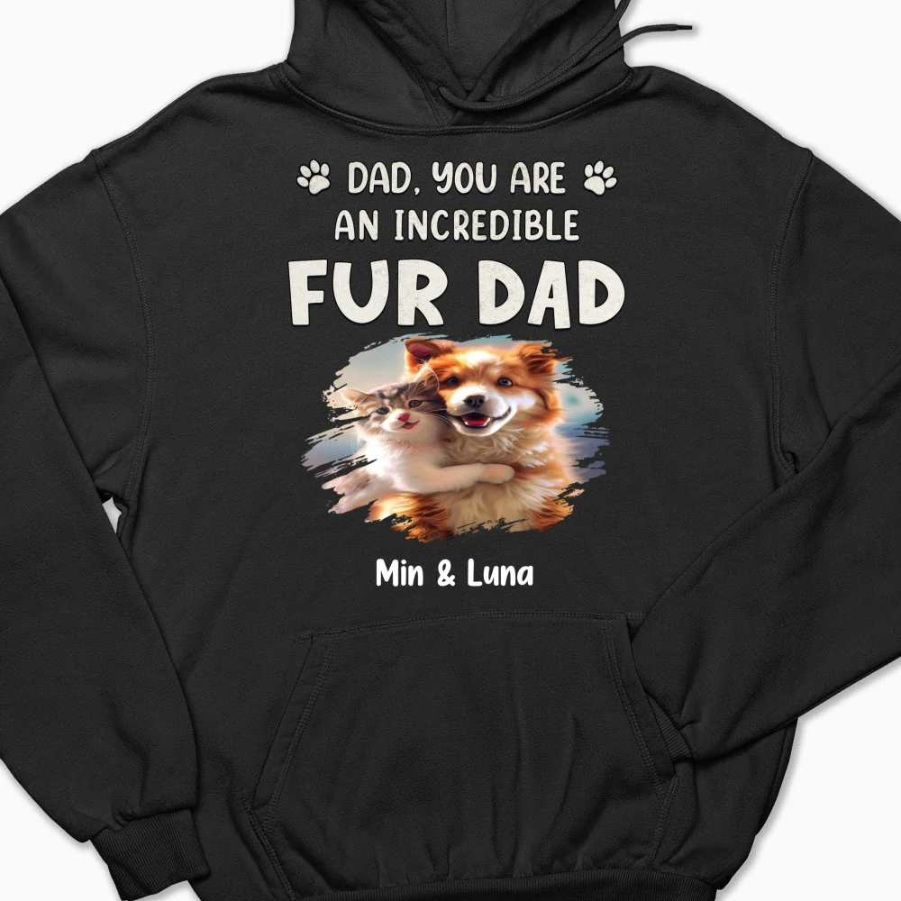 You Are Pawfect Christmas Ver Pet Photo - Personalized Custom Hoodie - Image 5