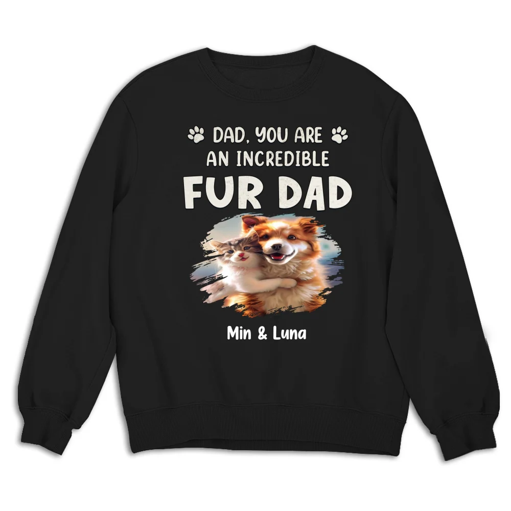 You Are Pawfect Christmas Ver Pet Photo - Personalized Custom Sweatshirt - Image 4