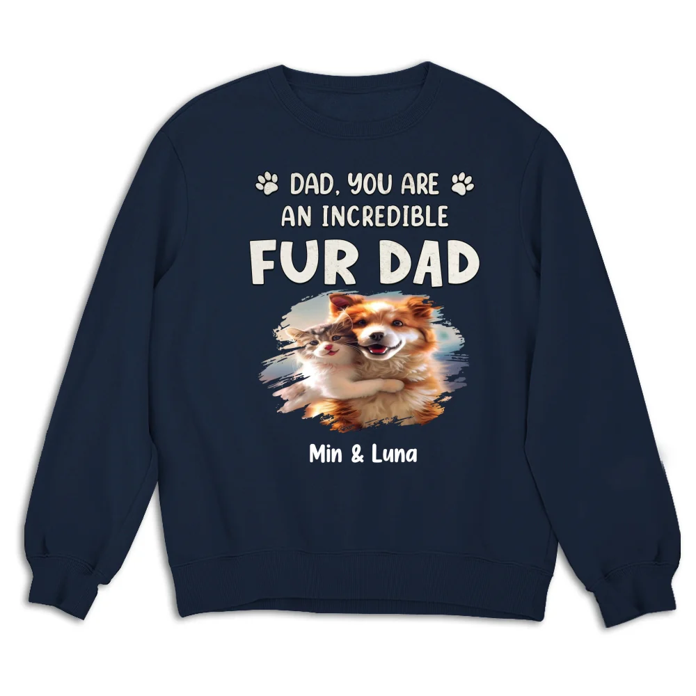 You Are Pawfect Christmas Ver Pet Photo - Personalized Custom Sweatshirt - Image 5