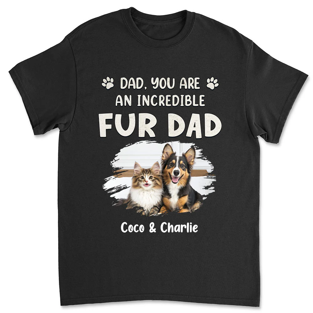 You Are Pawfect Christmas Ver Pet Photo - Personalized Custom Unisex T-Shirt