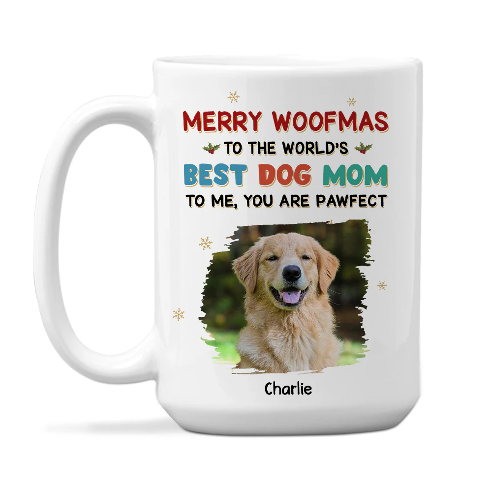 You Are Pawfect Photo - Personalized Custom Coffee Mug - Image 3