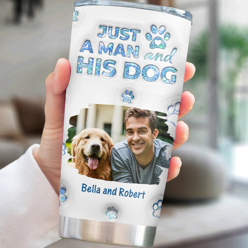 You Are The Miracle Dad Ver Photo - Personalized Custom 3D Inflated Effect Tumbler - Image 3