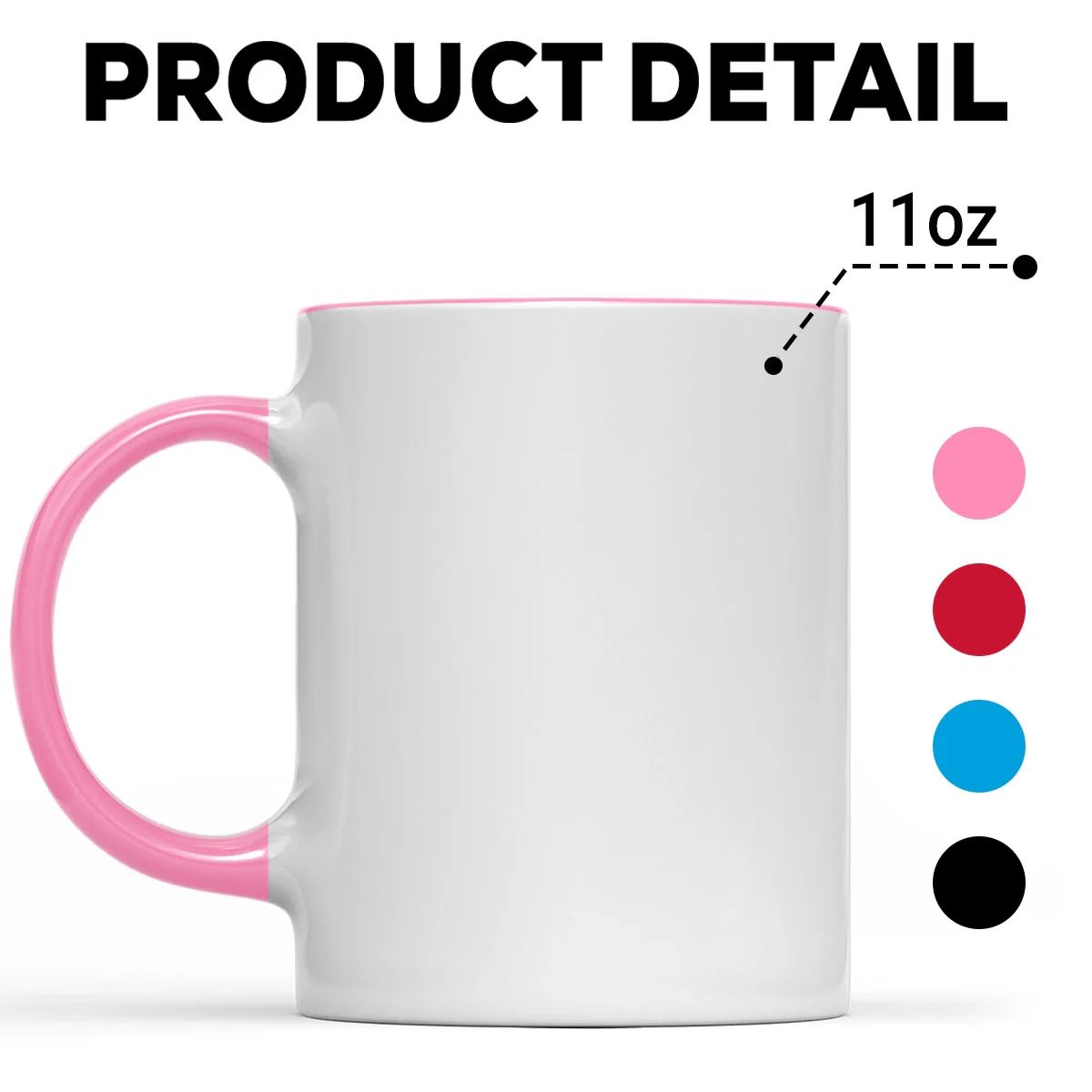 You Lucky Hooman Cat Servant - Personalized Custom Accent Mug - Image 5