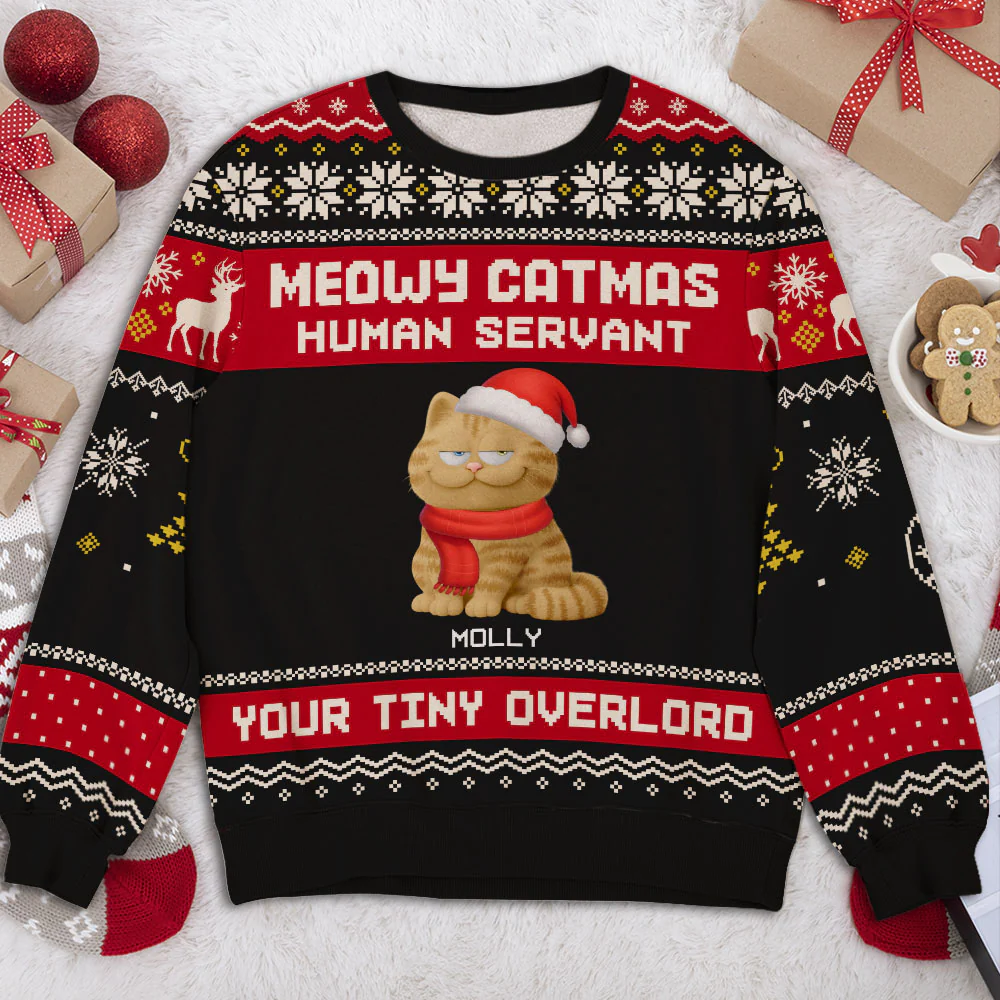 You Servant - Personalized Custom All-Over-Print Sweatshirt - Image 2
