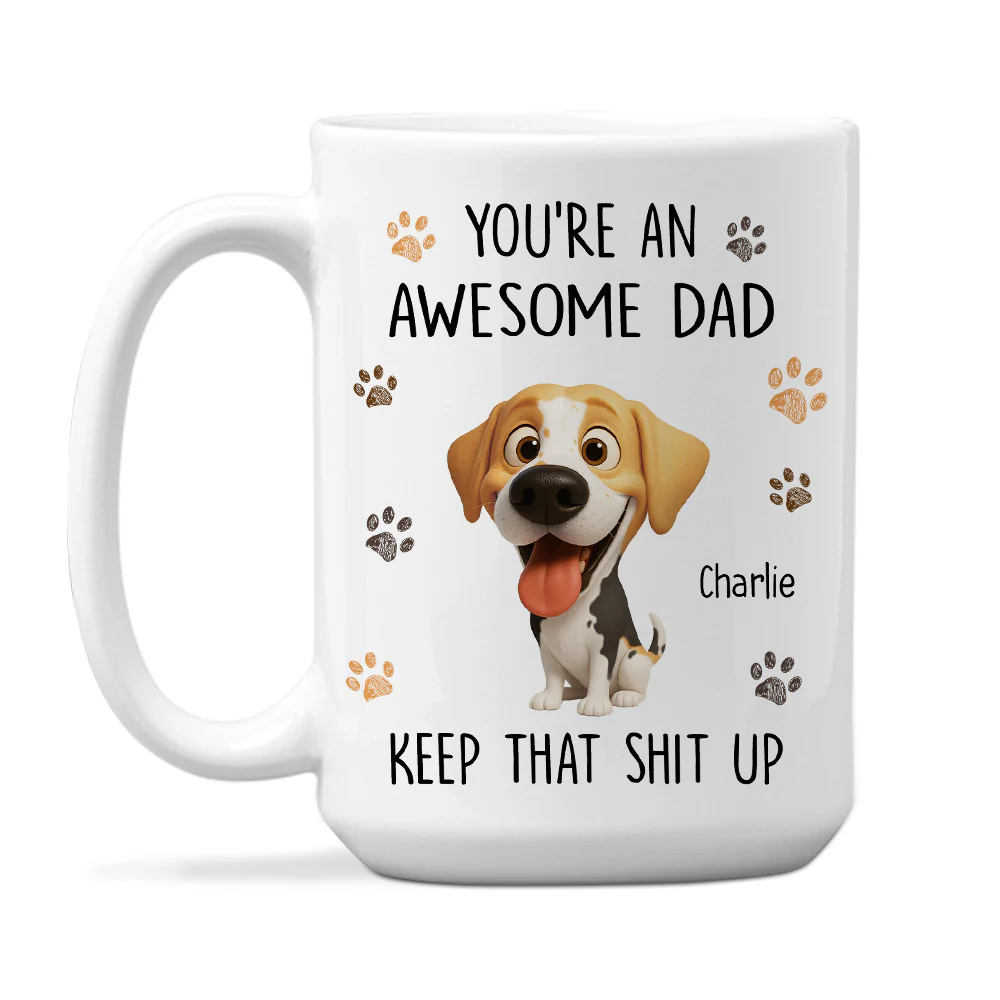 You Should Keep That Up - Personalized Custom Coffee Mug - Image 2