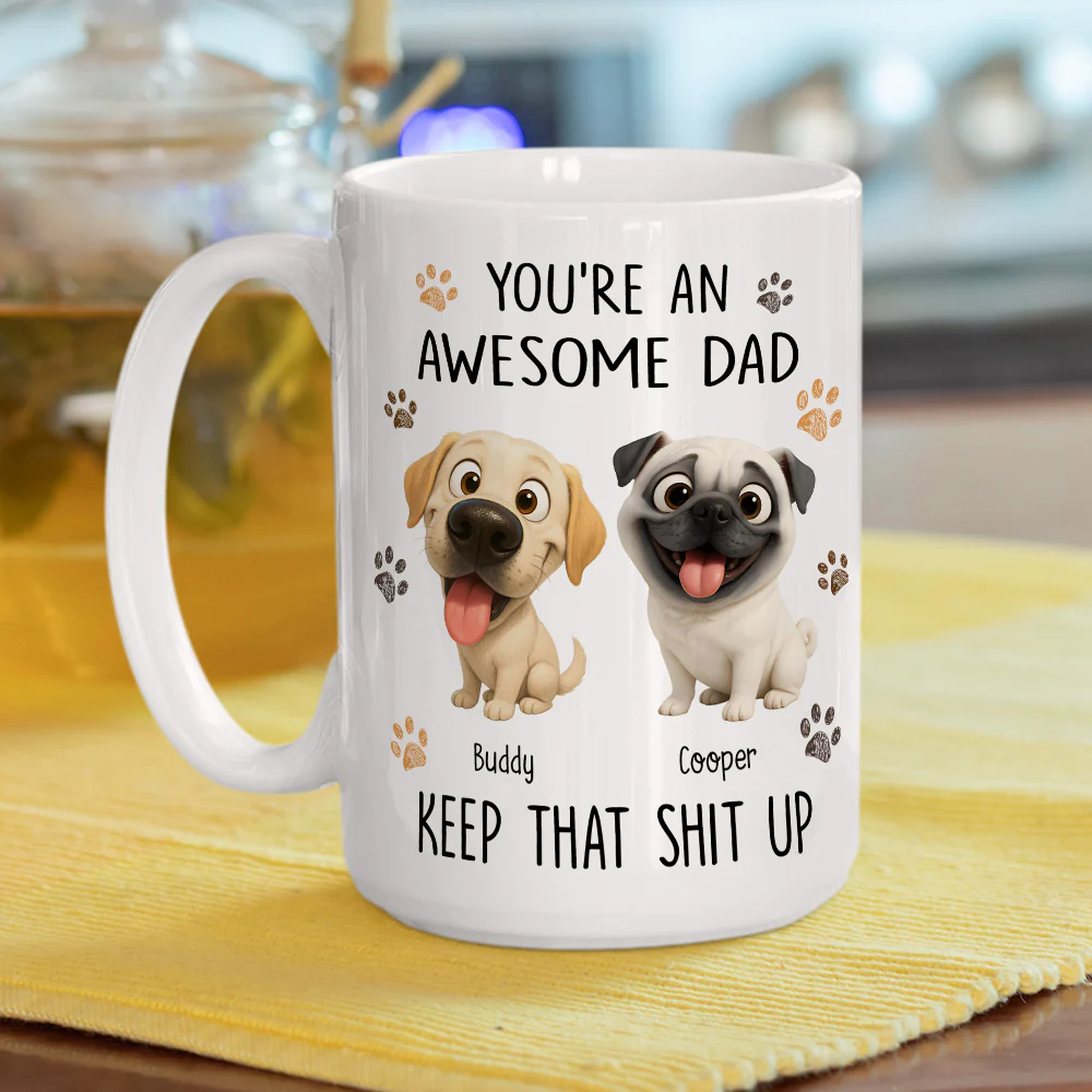 You Should Keep That Up - Personalized Custom Coffee Mug - Image 5