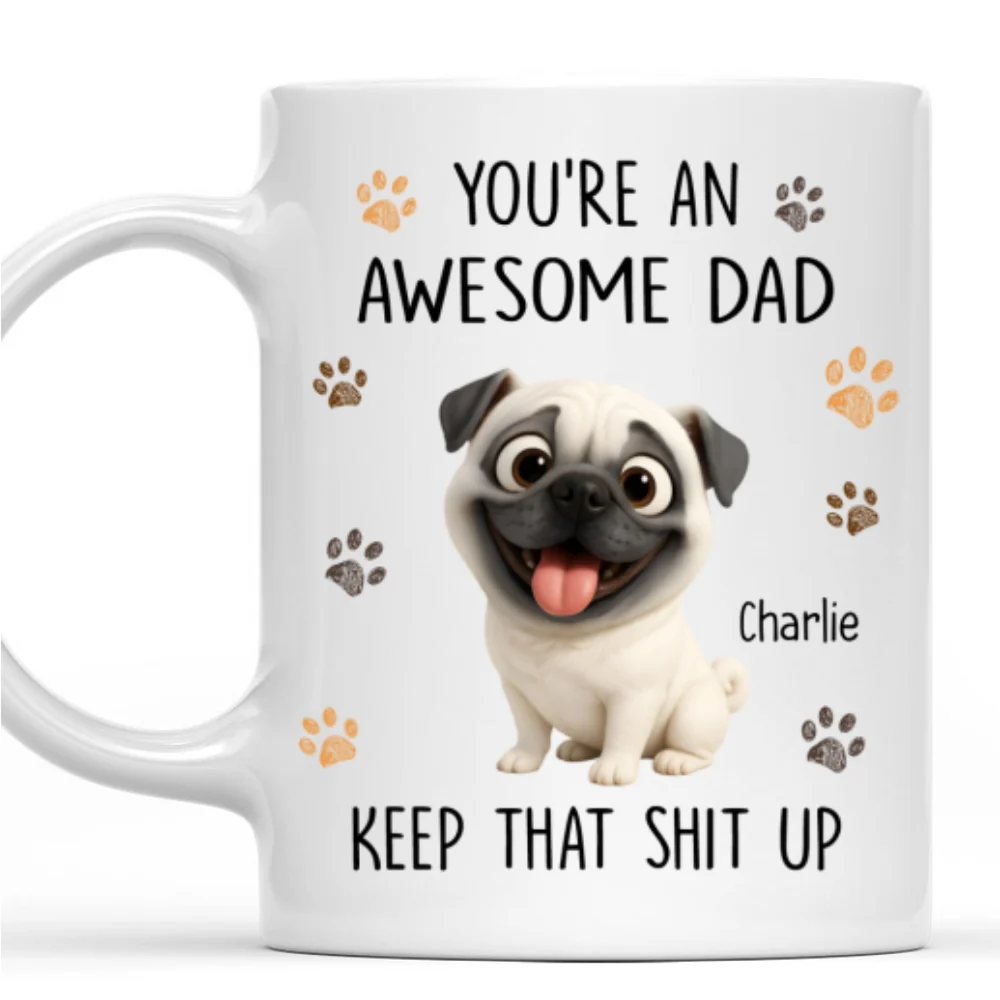 You Should Keep That Up - Personalized Custom Coffee Mug - Image 7