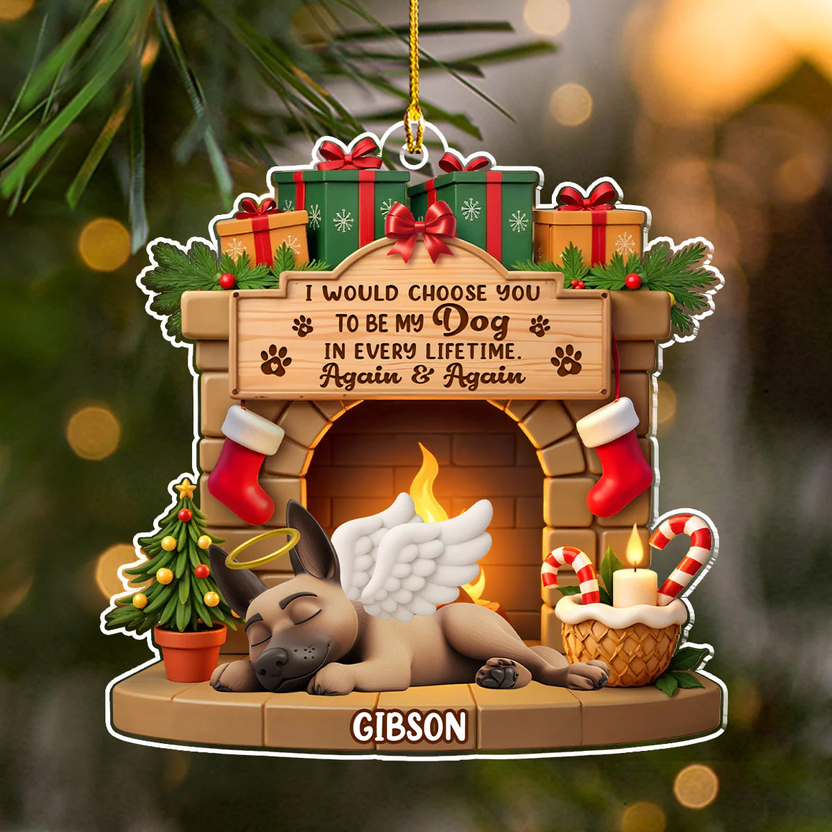 Your Forever Home - Personalized Custom Acrylic Ornament - Image 4