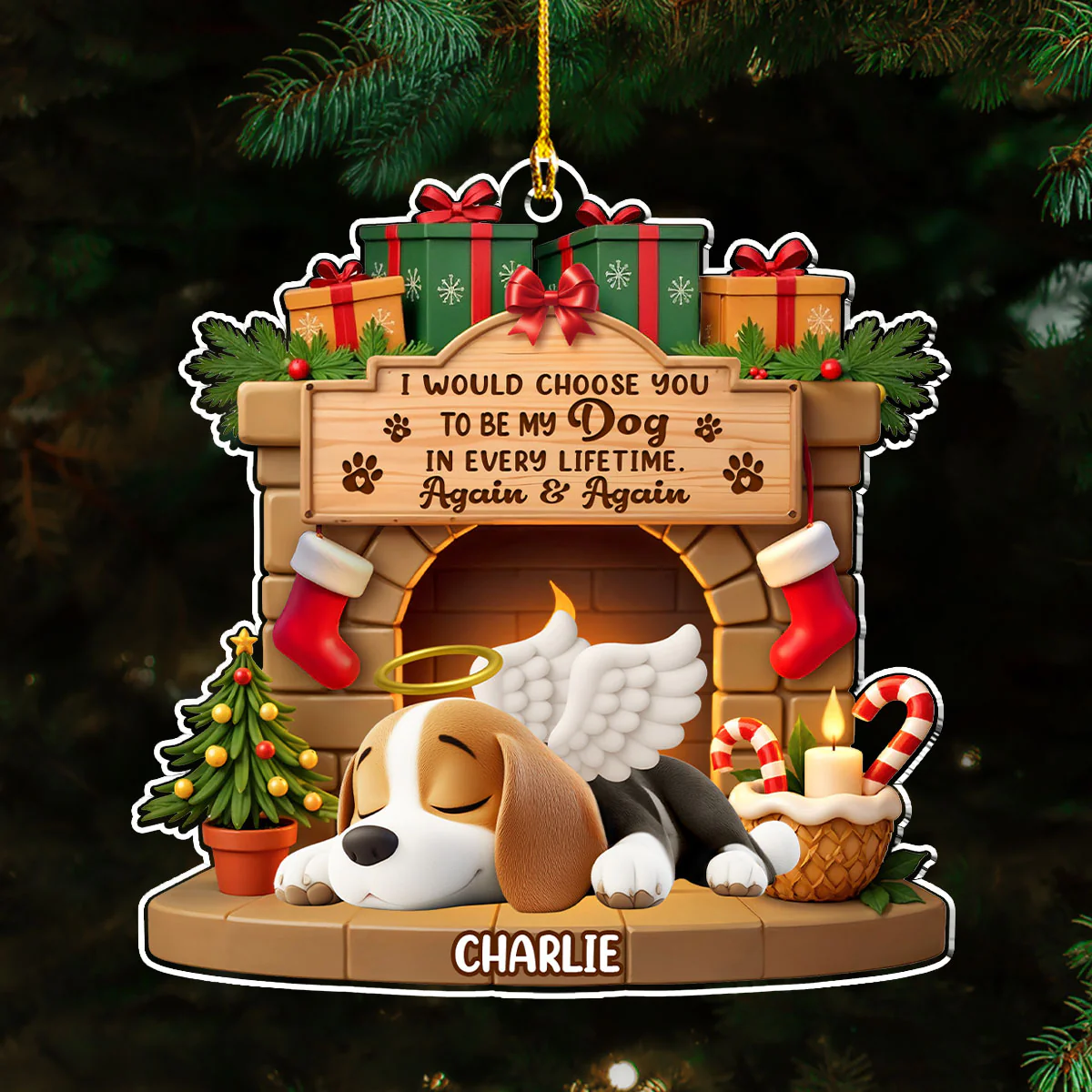 Your Forever Home - Personalized Custom Acrylic Ornament - Image 5