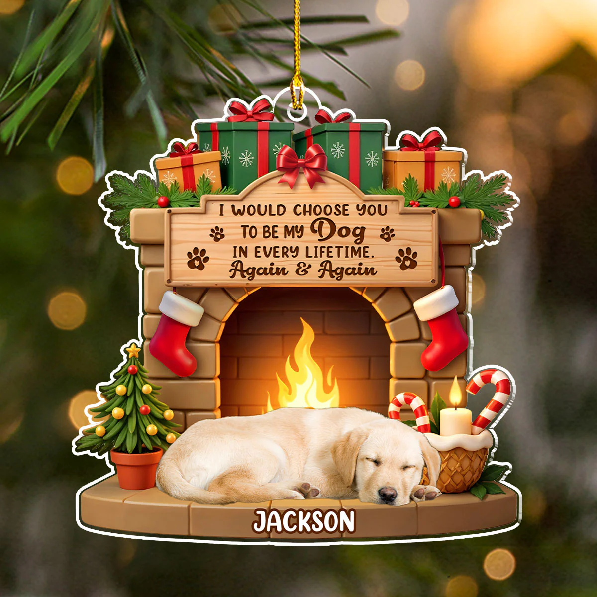 Your Forever Home Photo - Personalized Custom Acrylic Ornament - Image 2