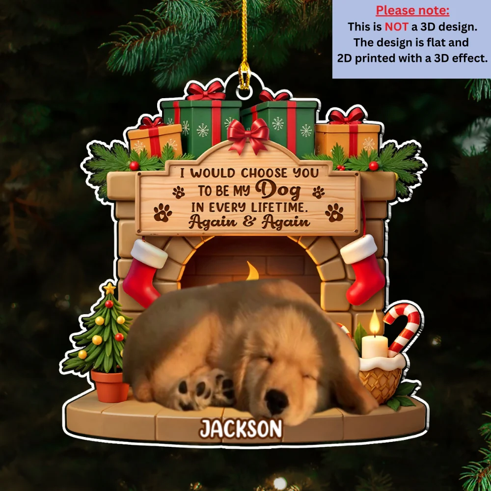 Your Forever Home Photo - Personalized Custom Acrylic Ornament - Image 5