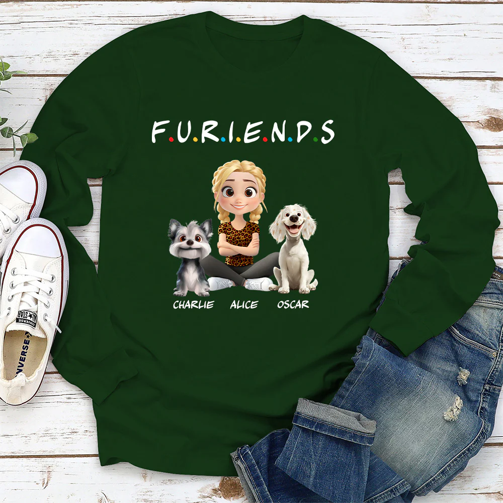 Your Friend - Personalized Custom Long Sleeve T-shirt - Image 3