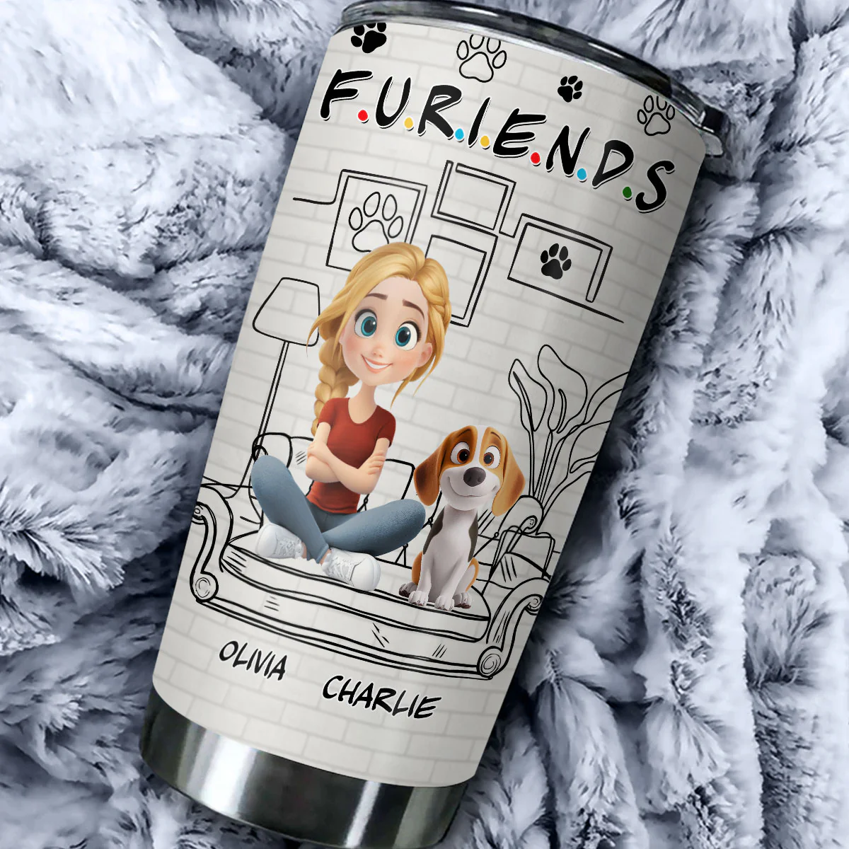 Your Friend - Personalized Custom Tumbler - Image 2