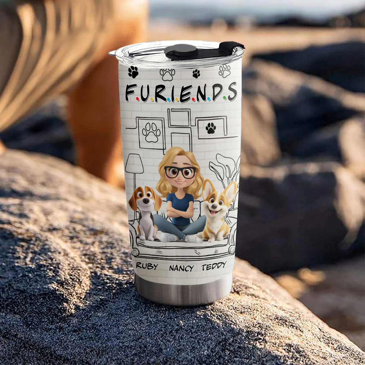 Your Friend - Personalized Custom Tumbler - Image 3