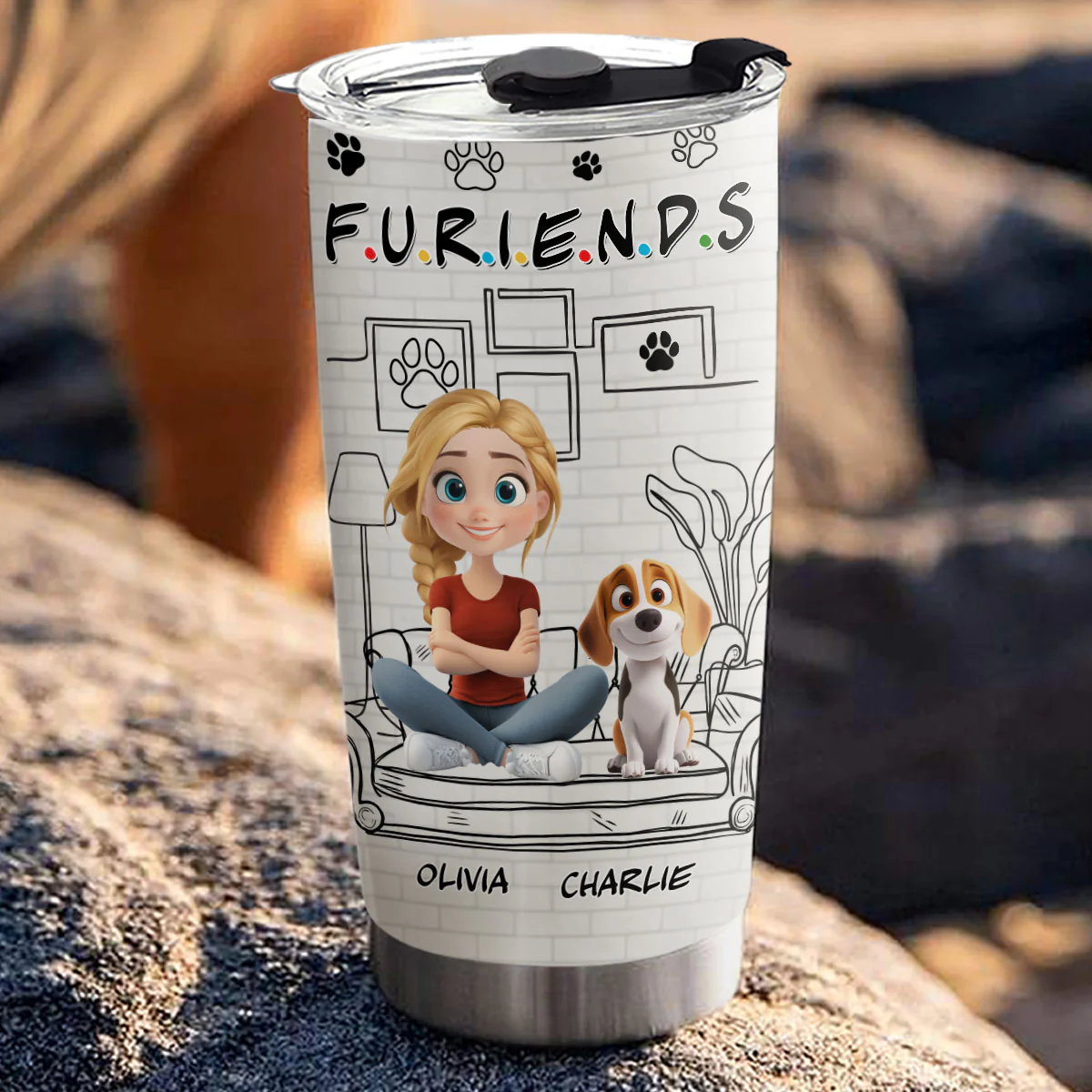 Your Friend - Personalized Custom Tumbler - Image 4