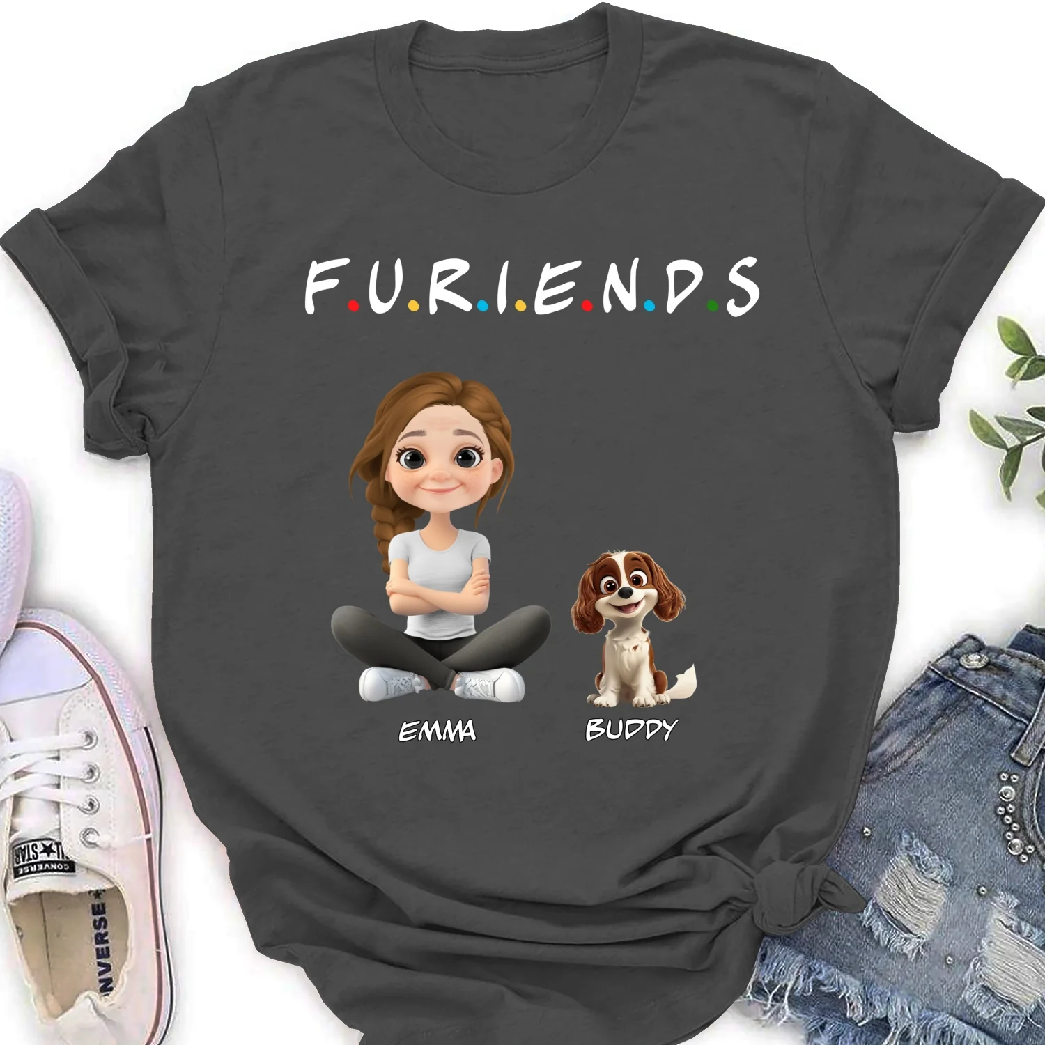 Your Friend - Personalized Custom Women's T-Shirt - Image 6