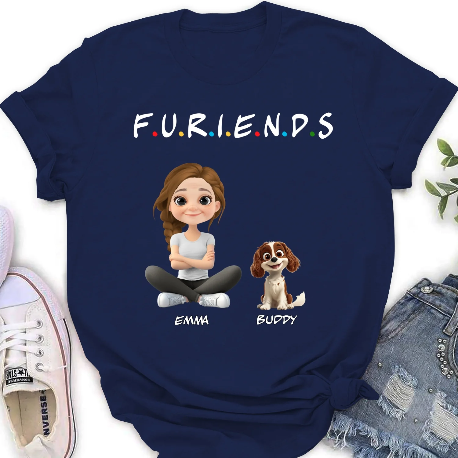 Your Friend - Personalized Custom Women's T-Shirt - Image 8