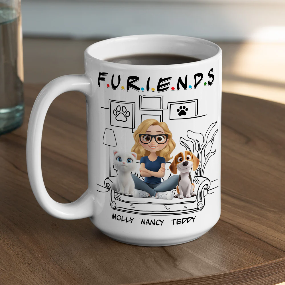 Your Fur Friend - Personalized Custom Coffee Mug - Image 3