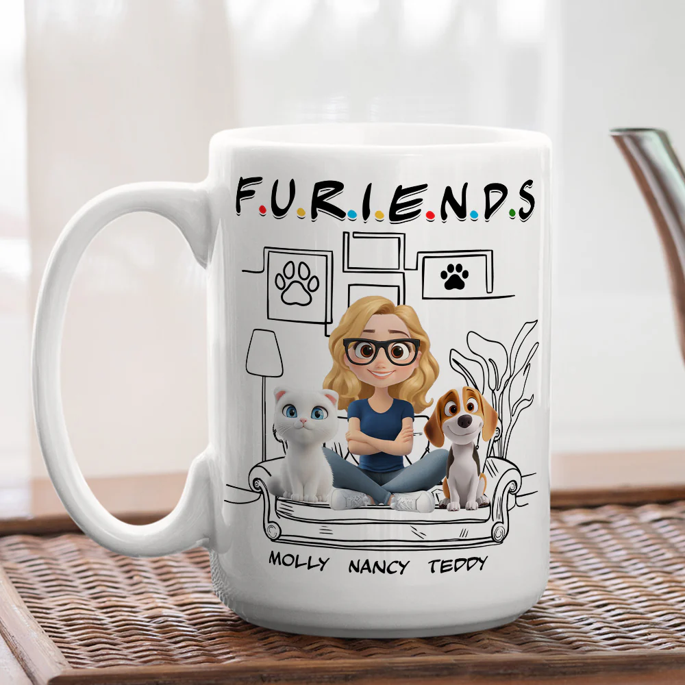 Your Fur Friend - Personalized Custom Coffee Mug - Image 5