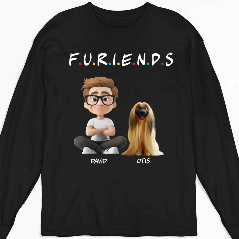 Your Fur Friend - Personalized Custom Long Sleeve T-Shirt - Image 4