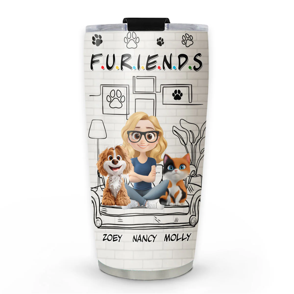 Your Fur Friend - Personalized Custom Tumbler