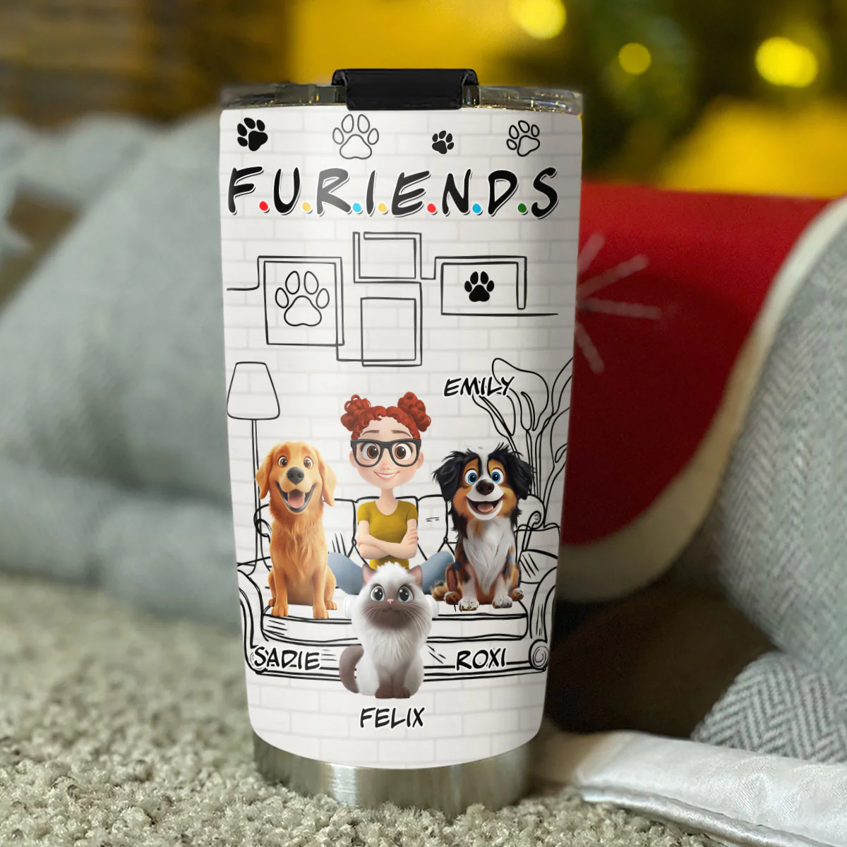 Your Fur Friend - Personalized Custom Tumbler - Image 4