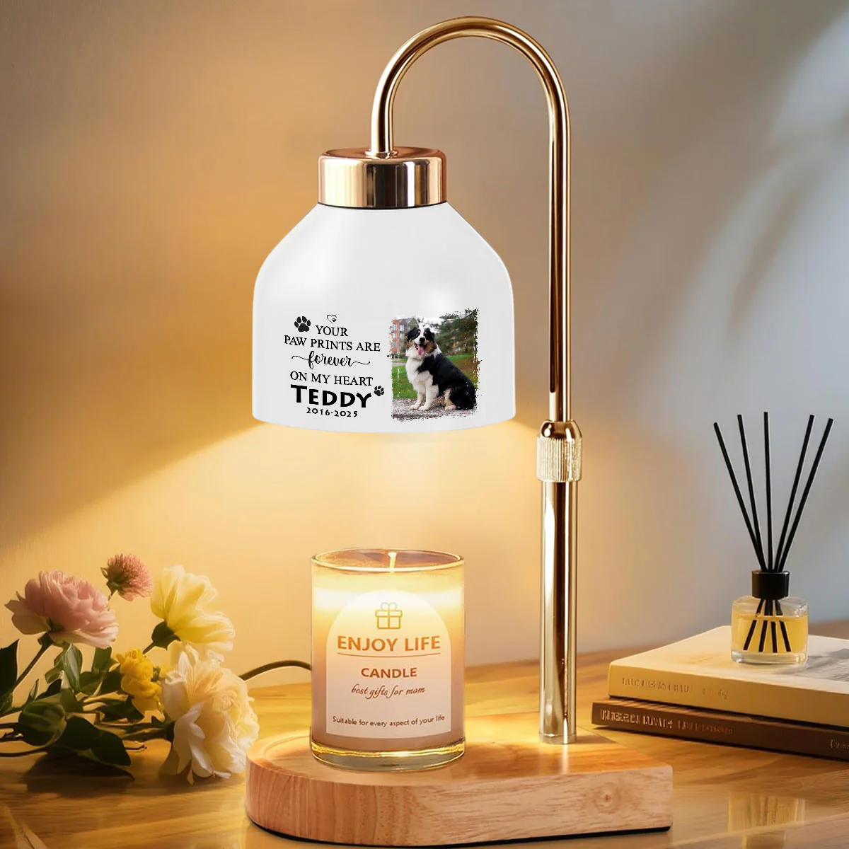 Your Paw Print - Personalized Custom Candle Warmer Lamp - Image 3