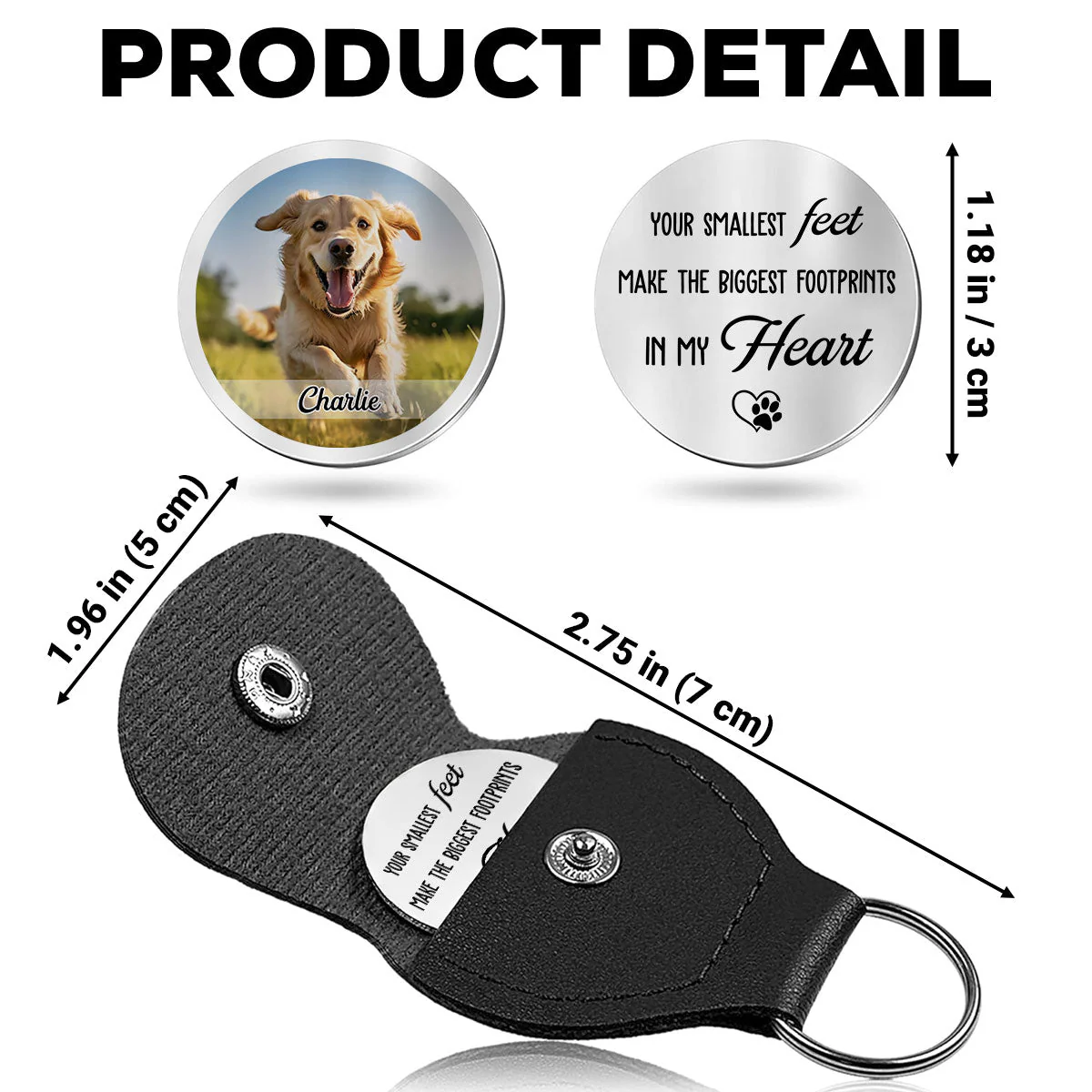 Your Pawprint - Personalized Custom Pocket Hug - Image 5